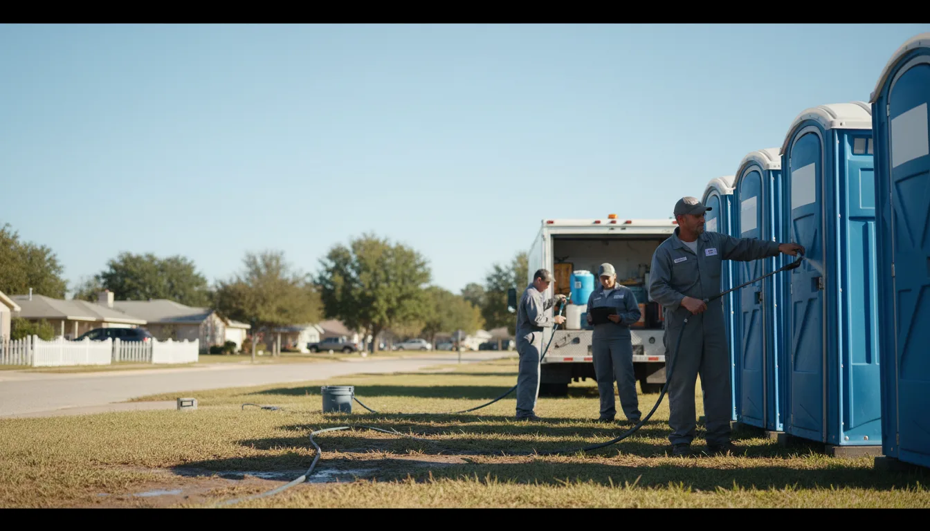Long-Term Portable Toilet Rental in Panola, AL near me